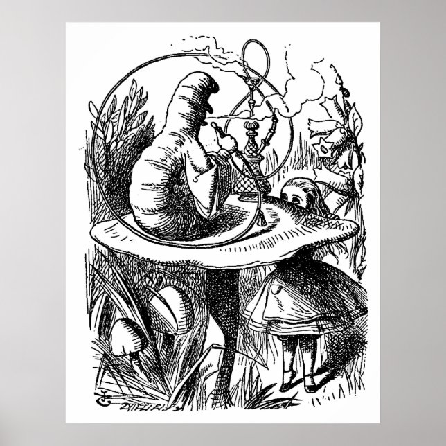 Poster Les aventures d'Alice au pays des merveilles (Devant)