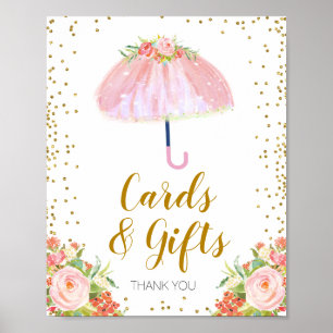 Poster Les averses d'avril apportent des cartes et cadeau