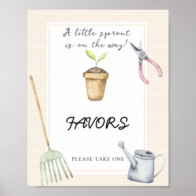Poster Les Baby showers de Little Sprout (Devant)
