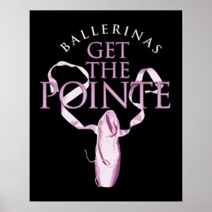 Poster Les ballerines obtiennent le Pointe