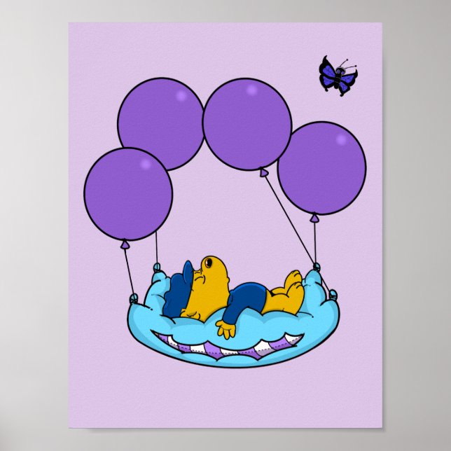 Poster Les ballons Coussins de Ferald (Devant)