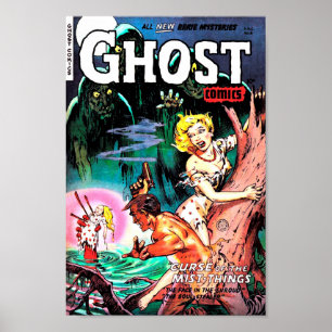 Poster Les bandes dessinées fantômes — La malédiction des