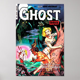 Poster Les bandes dessinées fantômes — La malédiction des