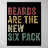 Les barbes sont le nouveau six pack drôles d'homme