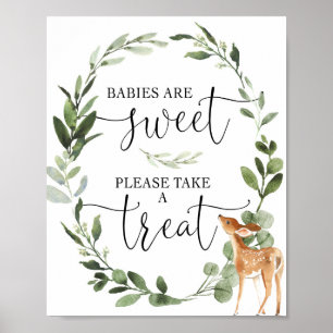 Poster Les bébés de cerfs de bois sont doux s'il vous pla