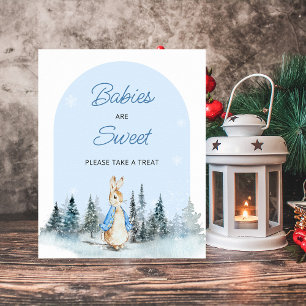 Poster Les bébés lapins d'hiver sont des arches douces