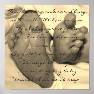 Poster Les bébés ne gardent pas