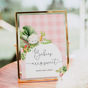 Poster Les bébés roses cultivés localement sont doux Post