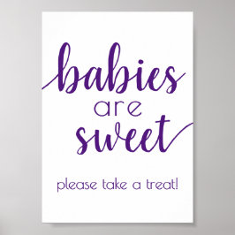 Poster Les bébés simples sont doux | Symbole royal de dou