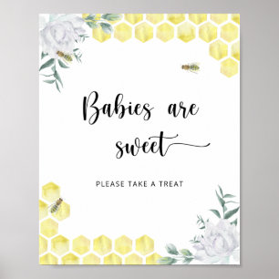 Poster Les bébés Sweet Bee sont doux