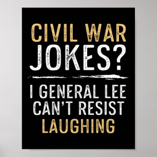 Poster Les blagues sur la guerre civile ne résistent pas 
