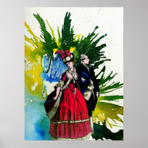 Poster Les Bourbons français par Michael Moffa