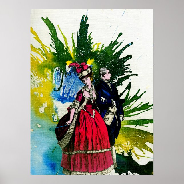 Poster Les Bourbons français par Michael Moffa (Devant)