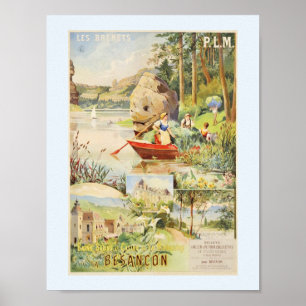Poster Les Brenets Suisse et Besançon France