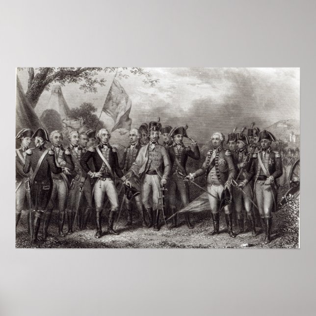 Poster Les Britanniques cèdent leurs armes (Devant)