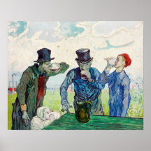 Les buveurs de Vincent Van Gogh