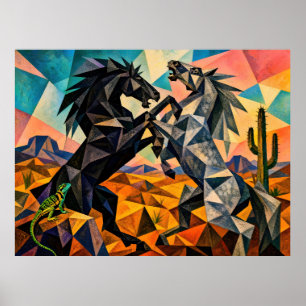 Poster Les Bystanders – Le Lézard et Le Cactus