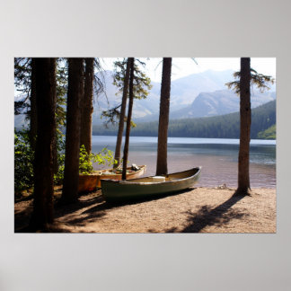 Poster Les Canoës Prêts