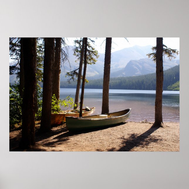 Poster Les Canoës Prêts (Devant)