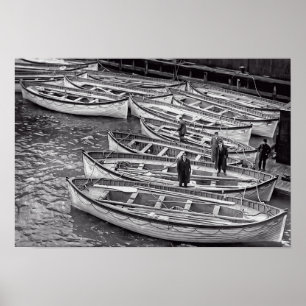 Poster Les canots de sauvetage de Titanic