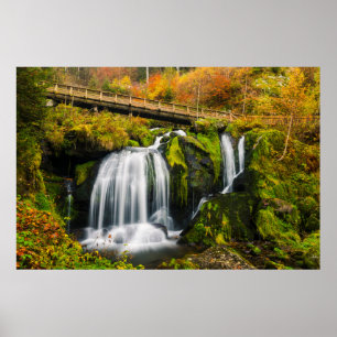Poster Les cascades   Cascades de Triberg, Allemagne