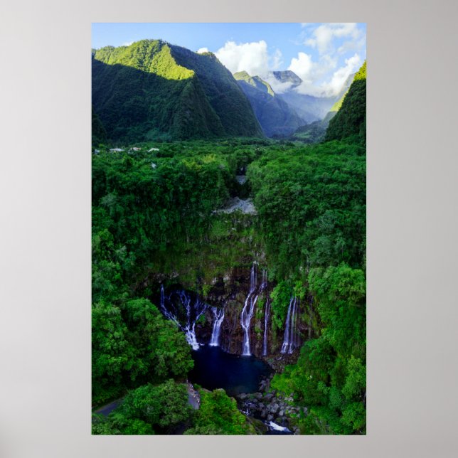 Poster Les cascades | Chutes Grand Galet (Devant)