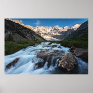 Poster Les cascades   Lac Aviolo, Italie