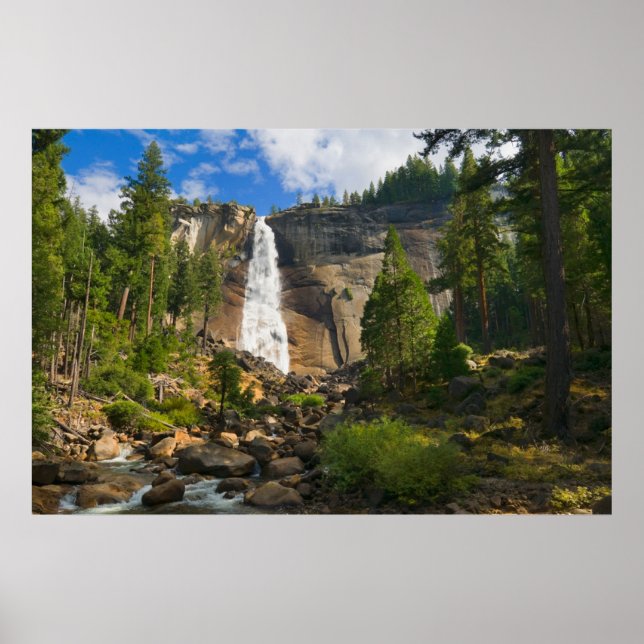 Poster Les cascades | Parc national de Yosemite (Devant)