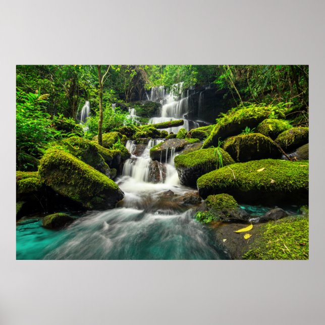 Poster Les cascades | Phu Tub Berk Mountain, Thaïlande (Devant)