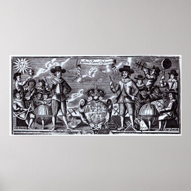 Poster Les célèbres découvreurs britanniques (Devant)