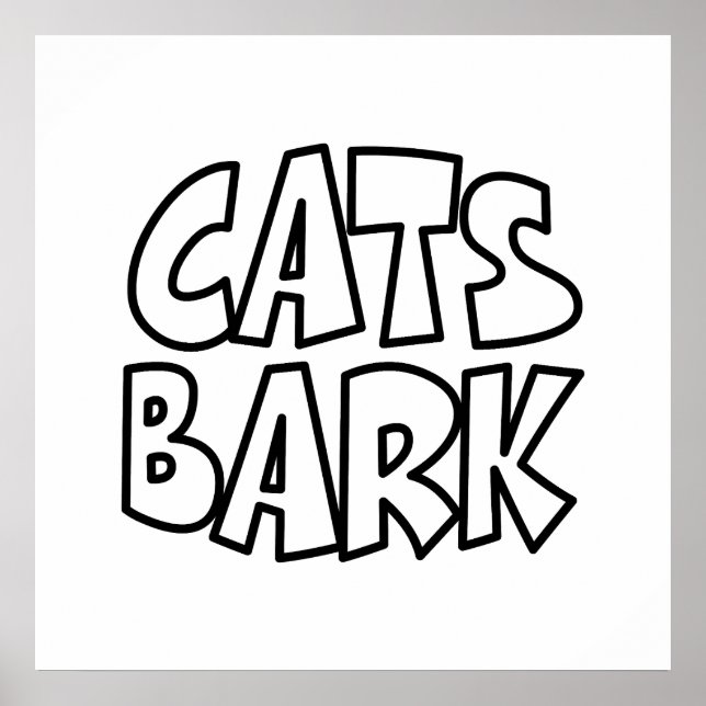 Poster Les chats aboient (Devant)