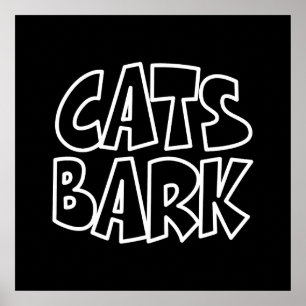Poster Les chats aboient