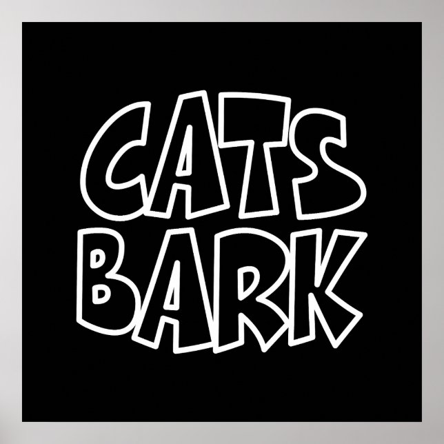 Poster Les chats aboient (Devant)