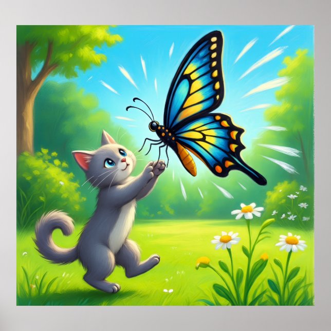 Poster Les chatsMeow (Devant)