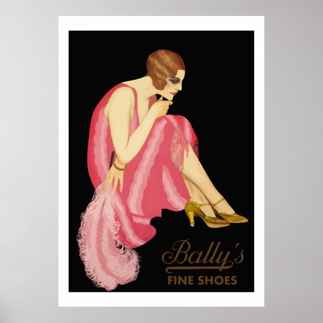 Poster Les chaussures fines de Bally (Devant)