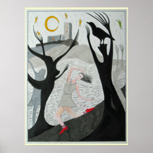 Poster Les chaussures rouges