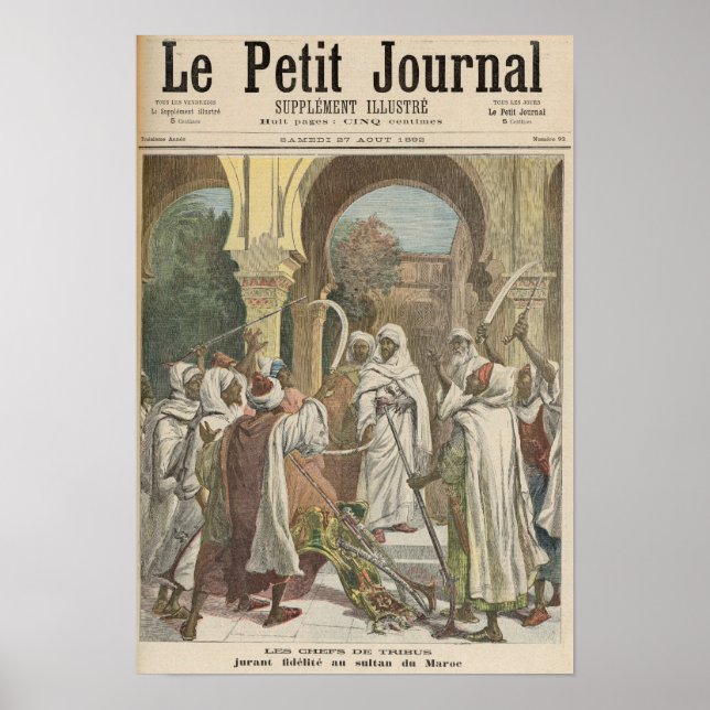 Poster Les chefs tribaux prêtent fidélité aux (Devant)