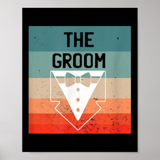 Poster Les Chemises Du Bachelor Groom Pour Hommes Groomsm