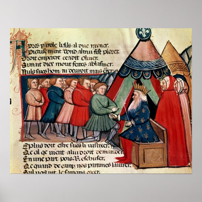 Poster Les Chevaliers s'engagent à leur allégeance (Devant)