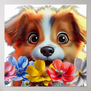 Poster Les chiens sont de mignons chiens