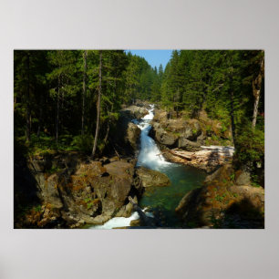 Poster Les chutes d'argent au parc national du Mont Raini