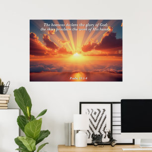 Poster Les cieux déclarent la gloire : Dieu et la créatio