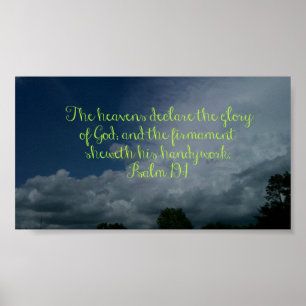 Poster Les Cieux Déclarent Sa Gloire
