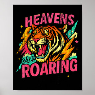 Poster Les Cieux Rugissent Psaume 19_1 Tigre Chrétien