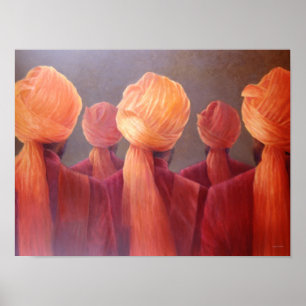 Poster Les cinq têtes