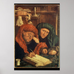 Poster Les collecteurs d'impôts, 1550