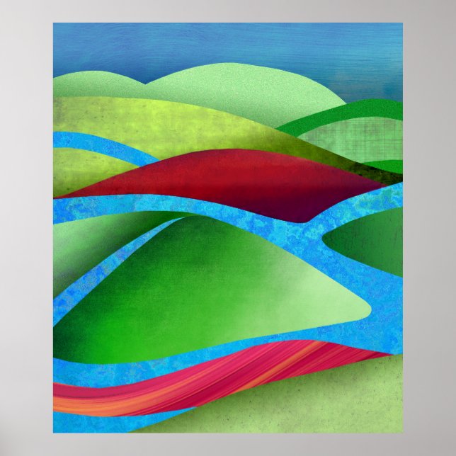 Poster Les Collines Sur La Glace (Devant)