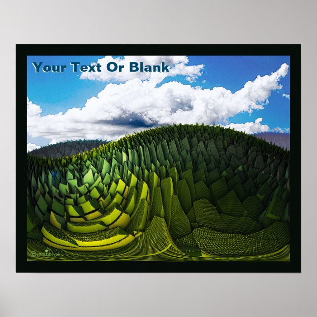 Poster Les Collines Vertes De La Terre (Devant)