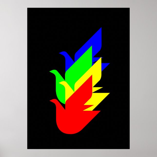 Poster Les colombes de la paix (Devant)