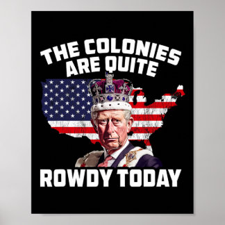 Poster Les colonies du roi Charles sont turbulentes le 4 